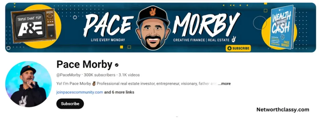 Pace Morby Net Worth 2024 5 Pace Morby youtube journey